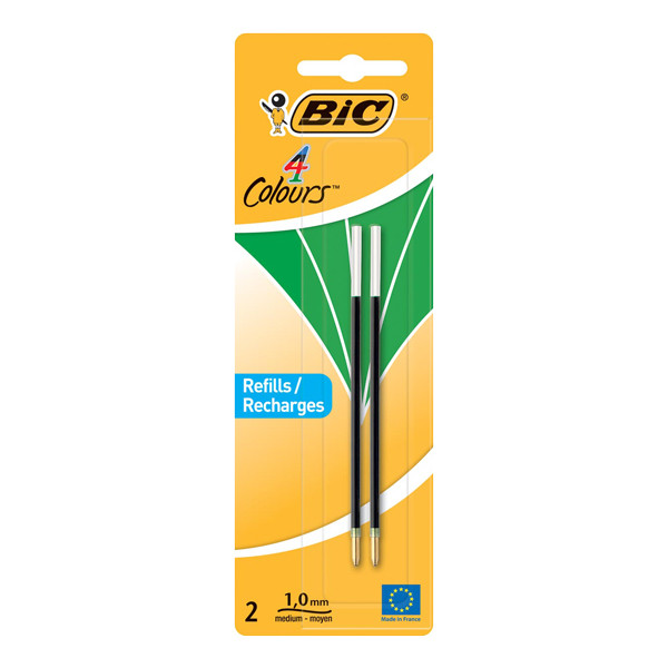 Ballpoint pen refill | green | BIC 4-colour | 2-pack 224656 - 1