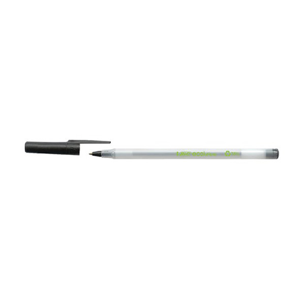 BIC Ecolutions Round Stic black ballpoint pen (60-pack) 8932392 240427 - 1