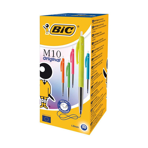 BIC M10 Clic assorted ballpoint pen (50-pack) 8935821 224661 - 1