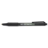 BIC Soft Feel Clic Grip black ballpoint pen (12-pack) 8362352 224625