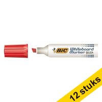 BIC Velleda 1781 red whiteboard marker (3mm - 6mm chisel) (12-pack) 262351