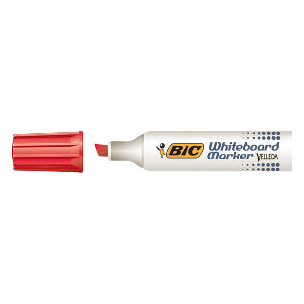 Whiteboard marker 3.0 - 6.0mm chisel tip | red | BIC Velleda 1781 224711 - 1