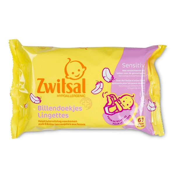 Baby wipes (63 wipes) | Zwitsal Sensitive SZW00023 - 1