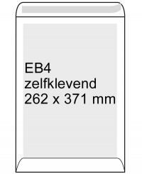 Back Board EB4 white envelope self-adhesive, 262mm x 371mm (10-pack) 308570-10 209108