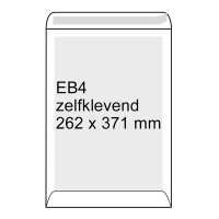 Back Board EB4 white self-adhesive envelope, 262mm x 371mm (100-pack) 308570 209110