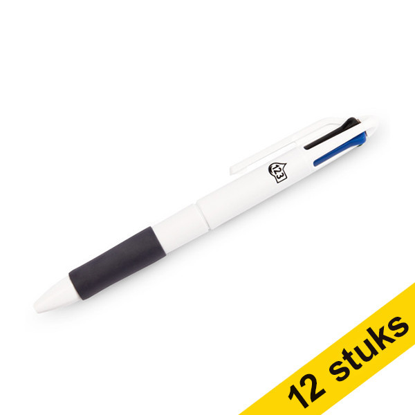 Ballpoint pen | 123ink 4 Colours | 12-pack 300544 - 1