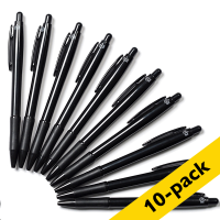 Ballpoint pen | black | 123ink | 10-pack
