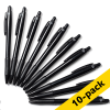 Ballpoint pen | black | 123ink | 10-pack