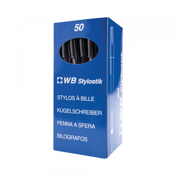 Ballpoint pen | black | WB | 50-pack 405372 - 1