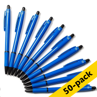 Ballpoint pen | blue | 123ink | 50-pack