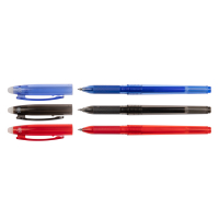 Ballpoint pen | erasable | assorted | 123ink | 3-pack