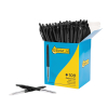 Ballpoint pen | retractable | medium black | 123ink | 100-pack 302079 - 2