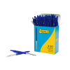 Ballpoint pen | retractable | medium blue | 123ink | 50-pack 302073 - 2