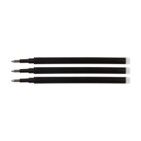 Ballpoint pen refill | erasable | black | 123ink | 3-pack