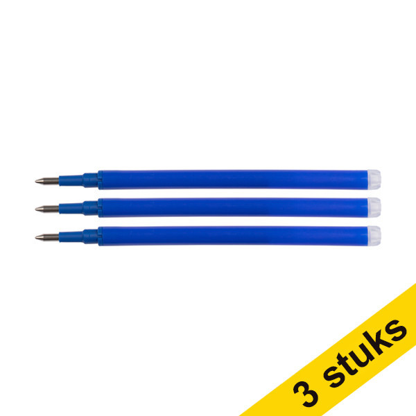 Ballpoint pen refill | erasable | blue | 123ink | 9-pack 301241 - 1