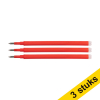 Ballpoint pen refill | erasable | red | 123ink | 9-pack