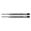 Ballpoint pen refill | fine black | 123ink | 2-pack