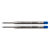 Ballpoint pen refill | fine blue | 123ink | 2-pack