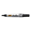 Bic 2300 Ecolutions black permanent marker (3.7mm - 5.5mm chisel)