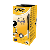 Bic M10 Clic black fine ballpoint pen (50-pack) 1199190129 224664
