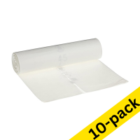 Bin bag (120L) white HEAVY-DUTY | 123ink | 25-pack x10