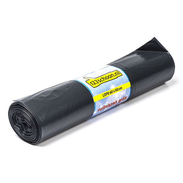 Bin bag (60L) HEAVY-DUTY | 123ink | 20-pack x20 SDR00383 - 1
