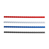 Binding spine 10mm pack (blue/red/black/white) | 123ink | 400-pack