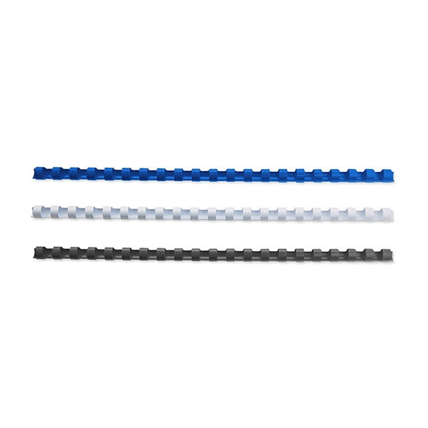 Binding spine 10mm pack (blue/white/black) | 123ink | 75-pack 340052 - 1