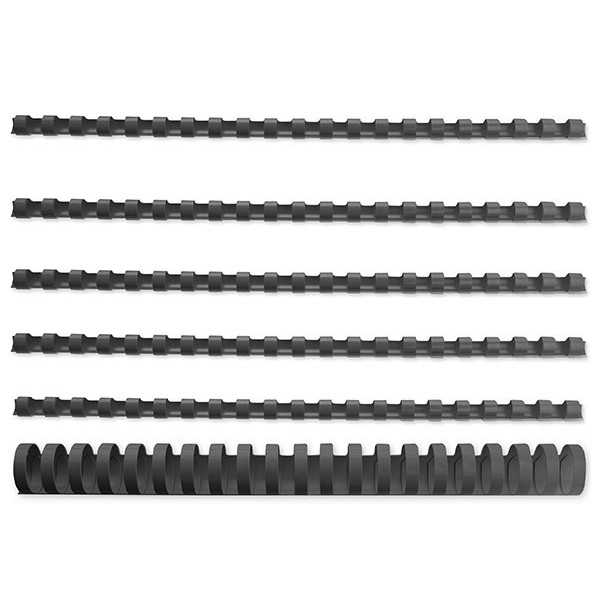 Binding spine pack (black, 6, 8, 10, 12, 14, 16mm) | 123ink | 150-pack 340050 - 1