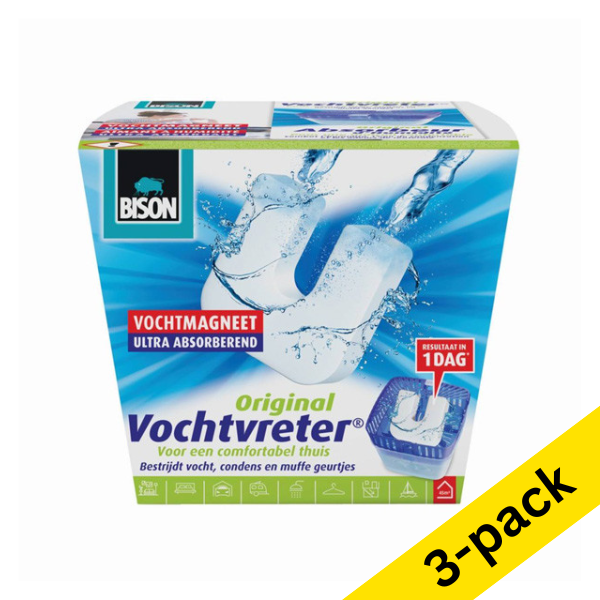 Bison Moisture absorber magnet device | 3-pack SBI00244 - 1