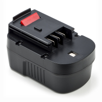 Black & Decker HPB14 / A1714 / A14 battery, 14.4 V, 2000 mAh, Ni-MH (123ink version) 499936-34 499936-35 A14 A144 A144EX ABL00107