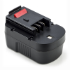Black & Decker HPB14 / A1714 / A14 battery, 14.4 V, 2000 mAh, Ni-MH (123ink version) ABL00107 - 1