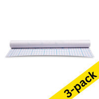 Book cover foil (self-adhesive) 33cm x 5m | 123ink | 3-pack