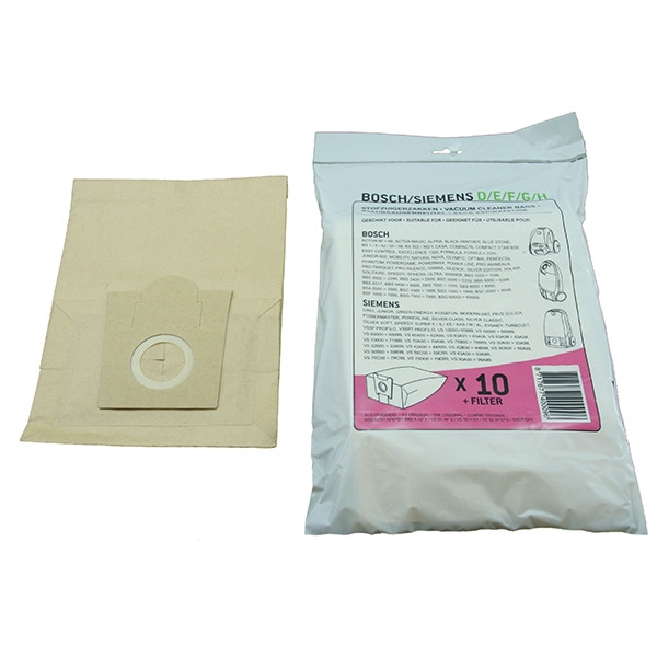 Bosch paper vacuum cleaner bags | 10 bags + 1 filter (123ink version)  SBO00002 - 1