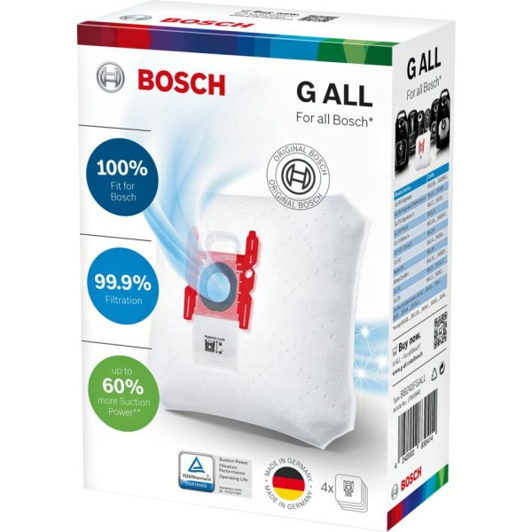 Bosch type G All vacuum cleaner bags | original Bosch | 4 bags SBO00008 - 1