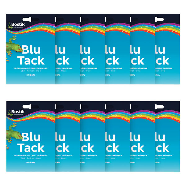 Bostik Blu-Tack BK0018, 60g (12-pack) BK00181X 236601 - 1