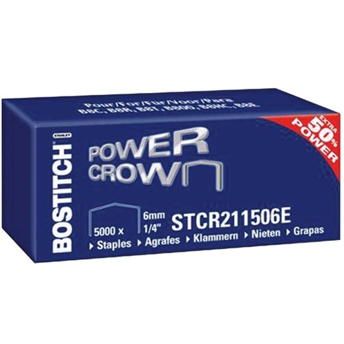 Bostitch B8 Power crown staples (5000-pack) STCR211506Z 204108 - 1