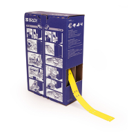 Brady BM-10x60-348-YL yellow polyolefin tags, 10mm x 60mm (original Brady) BM-10x60-348-YL 148047