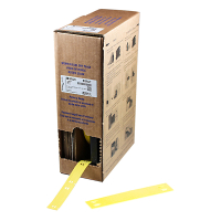 Brady BM-10x60-7643-YL yellow polyurethane tags, 10mm x 60mm (original Brady) BM-10x60-7643-YL 148051