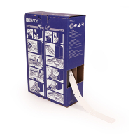 Brady BM-10x75-348-WT white polyolefin tags, 10mm x 75mm (original Brady) BM-10x75-348-WT 148029