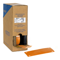 Brady BM-25x75-7643-OR orange polyurethane tags, 25mm x 75mm (original Brady) BM-25x75-7643-OR 148007