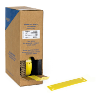 Brady BM-25x75-7643-YL yellow polyurethane tags, 25mm x 75mm (original Brady) BM-25x75-7643-YL 148023