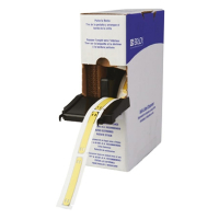 Brady BM71H-3-7643-YL yellow wire and cable labels, 75mm x 25m (original Brady) BM71H-3-7643-YL 147300