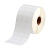 Brady BPT-617-488 white matte polyester label, 22.86mm x 22.86mm (original Brady) 147650 - 1