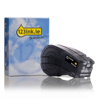 Brady M21-375-595-BK white on black vinyl tape 9.53 mm x 6.40 m (123ink version)  147183