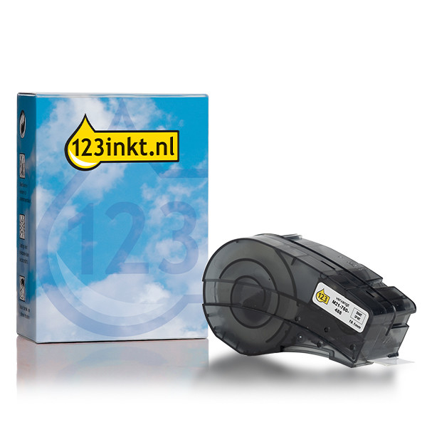 Brady M21-750-488 black on white polyester tape, 19.1mm x 6.40m (123ink version) New version 147767 - 1