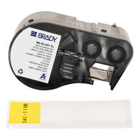 Brady M4-53-427-YL laminated vinyl labels, 25.4mm x 102mm x 25.4mm (Original Brady) M4-53-427-YL 146294