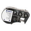 Brady M4-82-499-OR-BK black on orange nylon fabric labels, Ø 9.53mm (original Brady) 148366 - 1