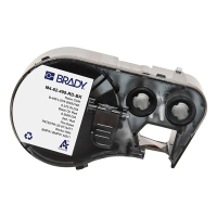 Brady M4-82-499-RD-BK black on red nylon fabric labels, Ø 9.53mm (original Brady) M4-82-499-RD-BK 148370