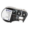 Brady M4-82-499-RD-BK black on red nylon fabric labels, Ø 9.53mm (original Brady) 148370 - 1
